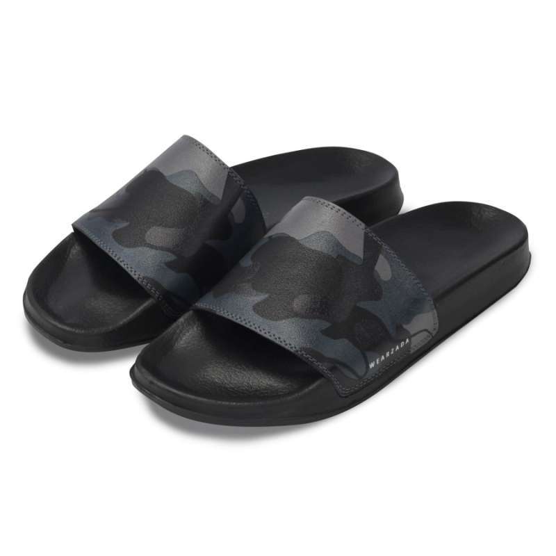 camouflage slide sandals