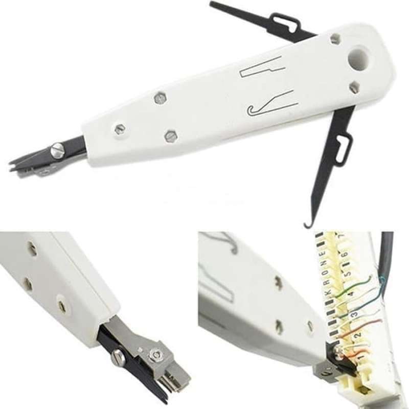 Jual Punch Down Impact Tools Rj 11 Utp Rj 45 Network Lan Cable Online April 2021 Blibli