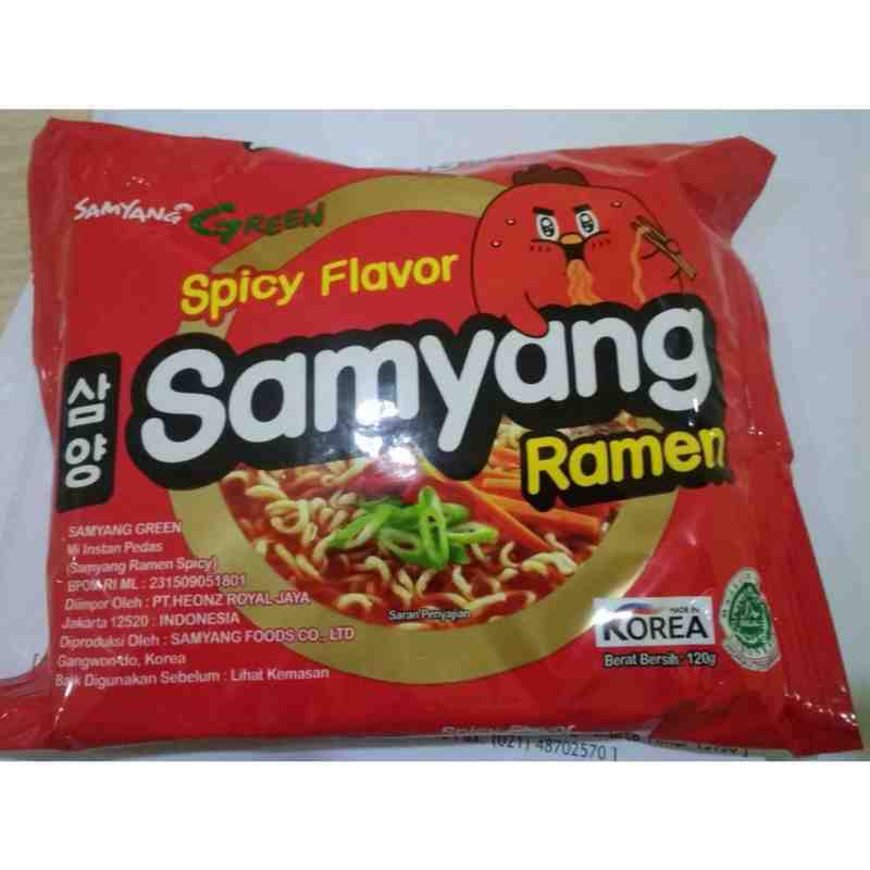 Jual Samyang Green Ramen Spicy 120gr Terbaru Oktober 2021 Harga Murah Kualitas Terjamin Blibli