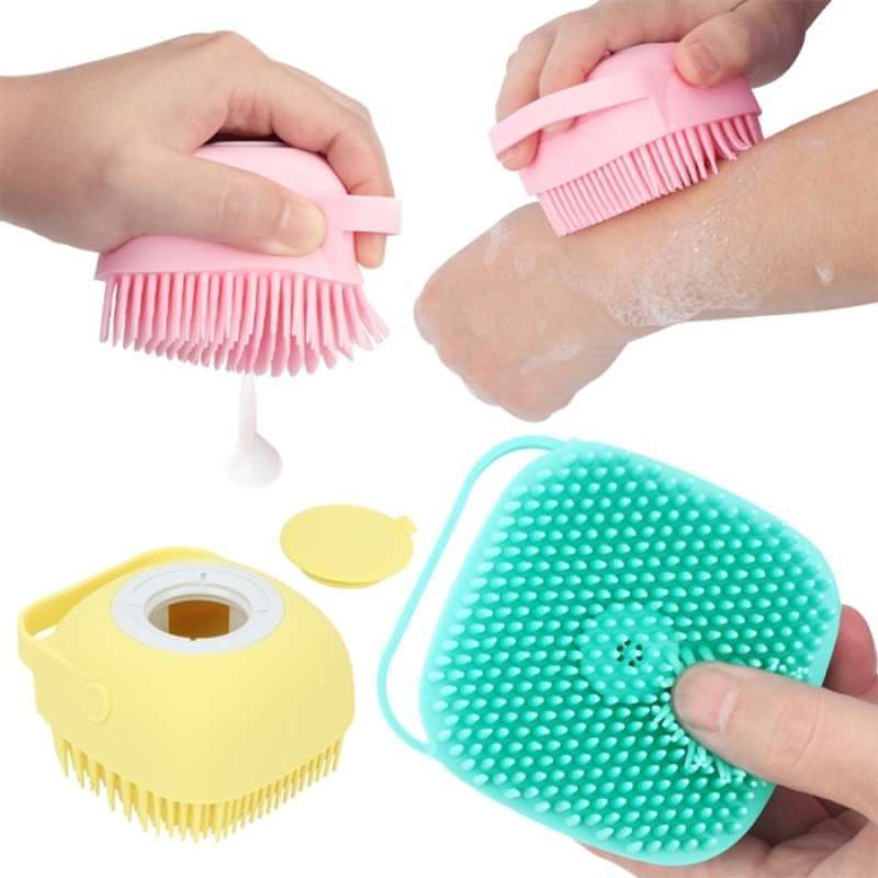 Jual Sikat Mandi Silikon Shower Bath Scrubber Online April 2021 Blibli
