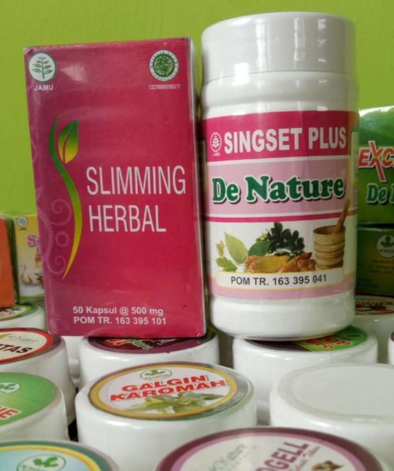 Jual Obat Diet Herbal Alami Obat Pelangsing Herbal Obat Penurun Berat Badan Herbal Paket Singset Plus Slimming Herbal De Nature Online Maret 2021 Blibli