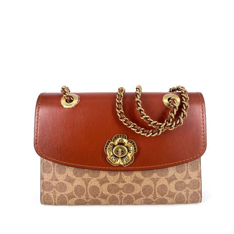 Coach parker in best sale colorblock signature canvas