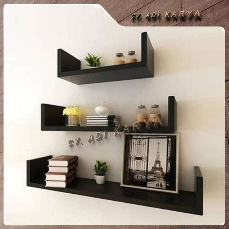 Jual Rak Dinding Minimalis Dekorasi Dinding Serbaguna Hiasan Rumah Gantung Melayang Tempel Kamar Buku Online Februari 2021 Blibli