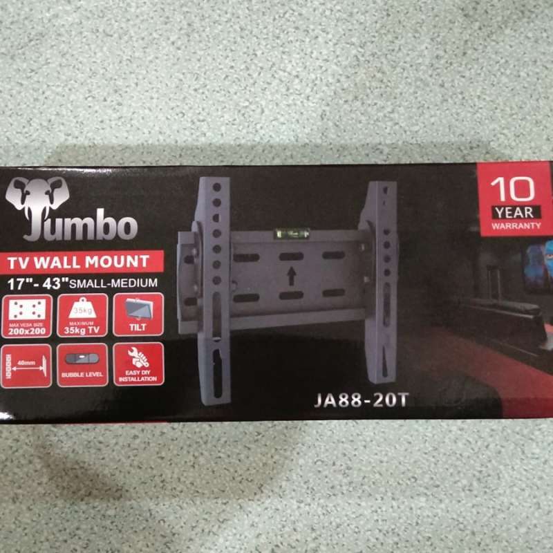 bracket tv jumbo 17 43 inci braket tv led breket tv lcd waterpass