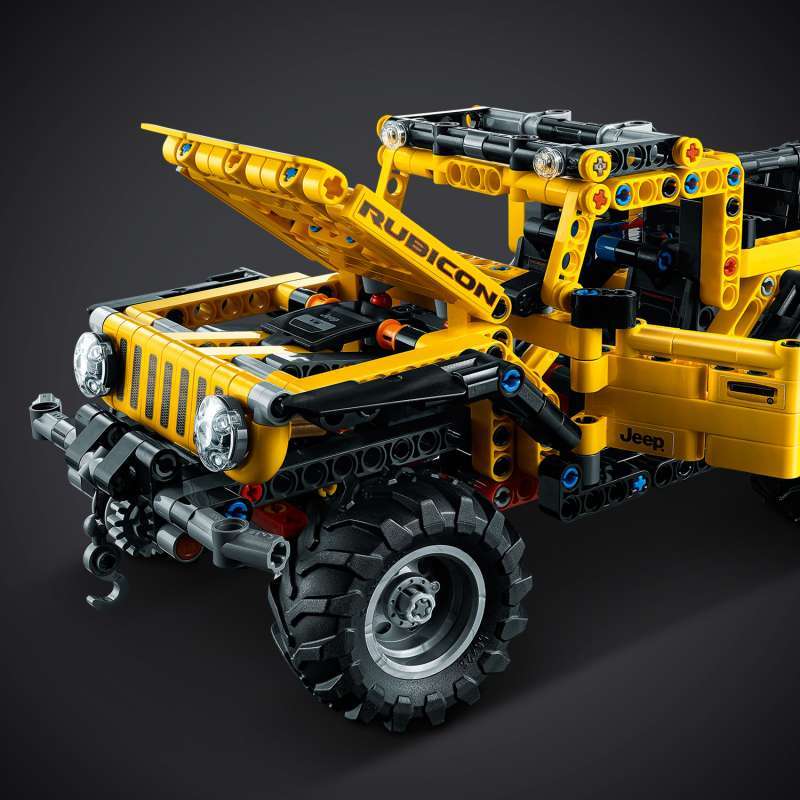 Amazon Lego Technic Jeep Wrangler 4x4 Lego Technic Yellow Jeep