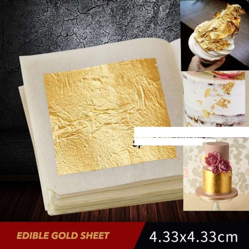 Jual Edible Gold Sheet Bisa Dimakan Murah Mei 2021 Blibli 