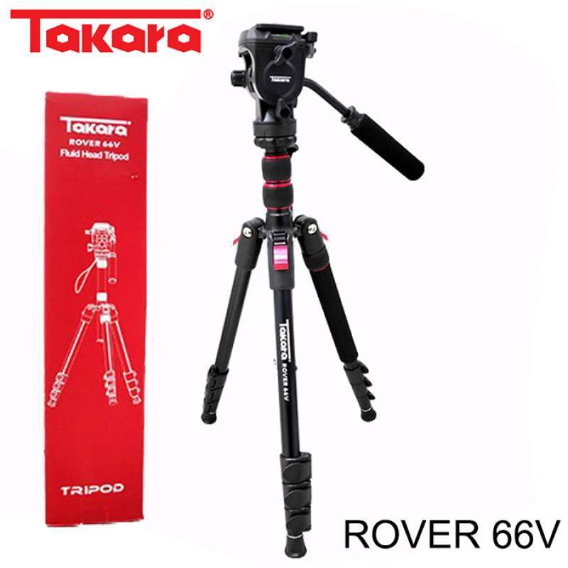 takara rover 66v light weight traveller tripod monopod for dslr