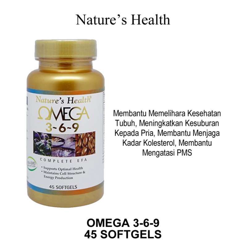 Jual Nature Health Omega 369 Suplemen Kesehatan Terbaru Juli 2021 