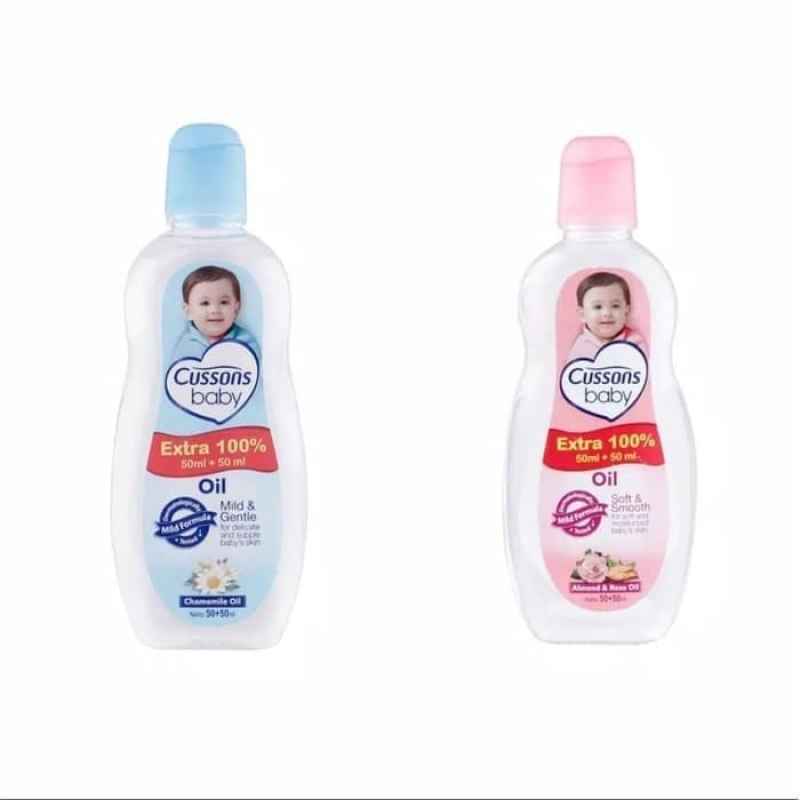 Promo Cussons Baby Oil 50 50ml Varian Soft Smooth Pink Diskon