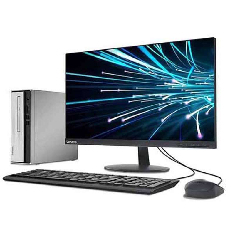 lenovo dekstop ic3 07imb05 90nb007hid intel ci3 10100 4gb 1tb hdd dvd keyboard mouse win 10 ohs