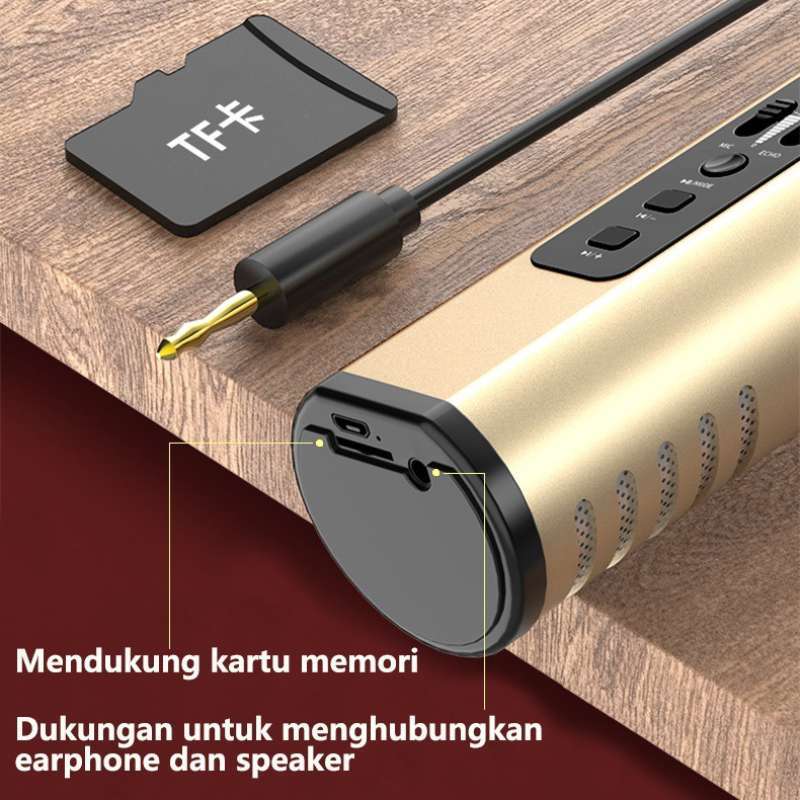 Jual Mic K6 Wireless Bluetooth Karaoke Player Microphone Speaker Ktv Efek Usb Player Online Februari 2021 Blibli