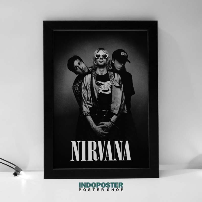 Jual Poster Hiasan Dinding Musik Band Nirvana Indoposter A3 40x30cm Murah Mei 2021 Blibli