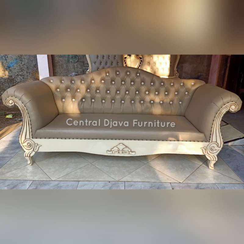 kursi sofa tv cat duco ukir kayu mahoni bale bale bangku santai jepara