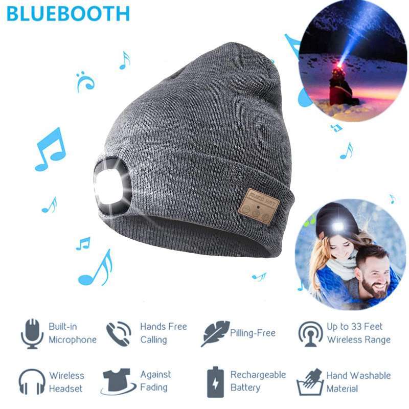 Promo Wireless Bluetooth Beanie Hat 