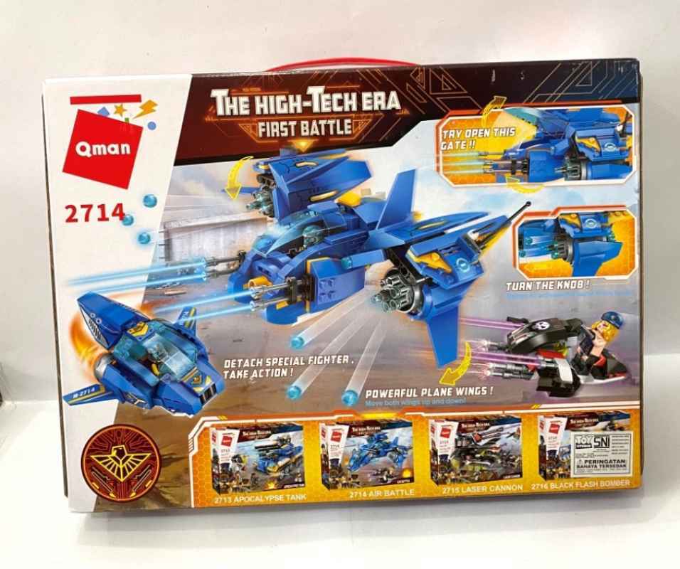 Jual Bricks Lego Block Qman High Tech Era First Battle Air Battle 2714 Di Seller Mvsgrosir Toko Sanjaya Toys Kota Tangerang Blibli