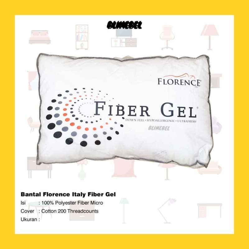Florence fiber gel pillow hot sale