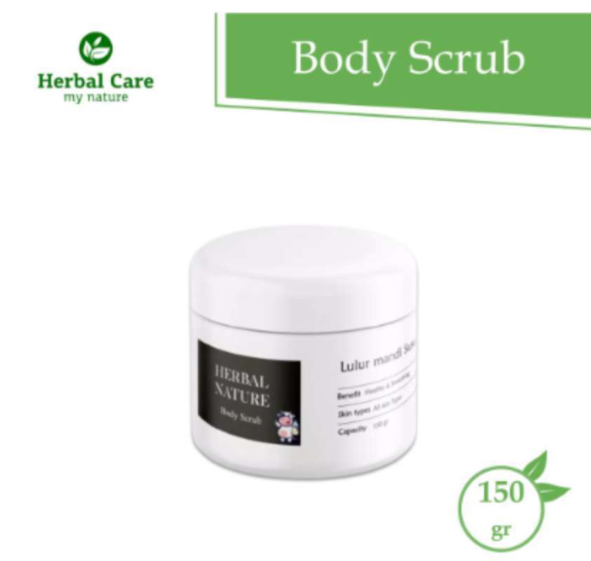Jual Herbal Nature Body Scrub Milk 150gr Online April 2021 Blibli