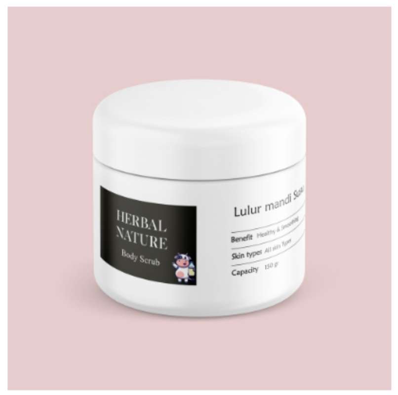 Jual Herbal Nature Body Scrub Milk 150gr Online April 2021 Blibli