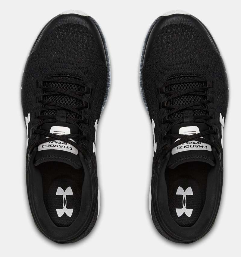 all black running shoes womens under armour