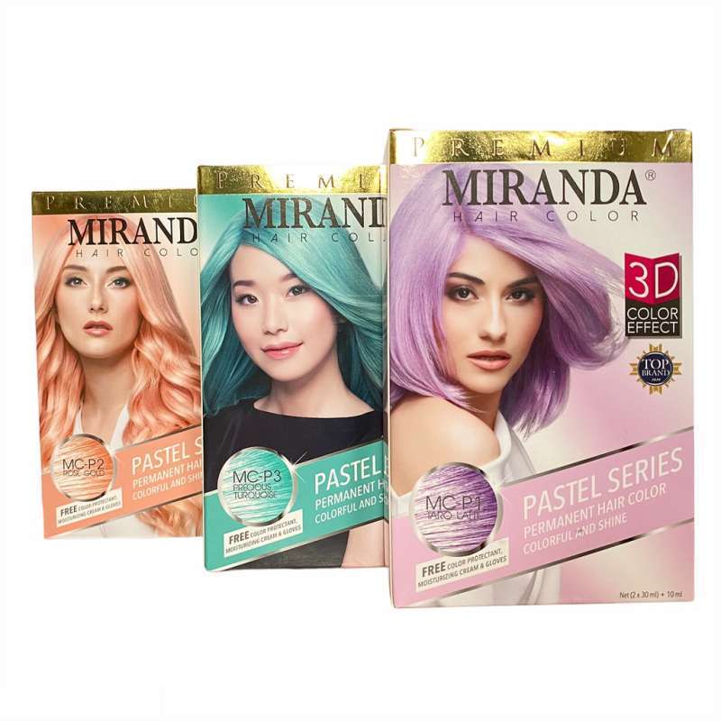 Ungu pastel rambut