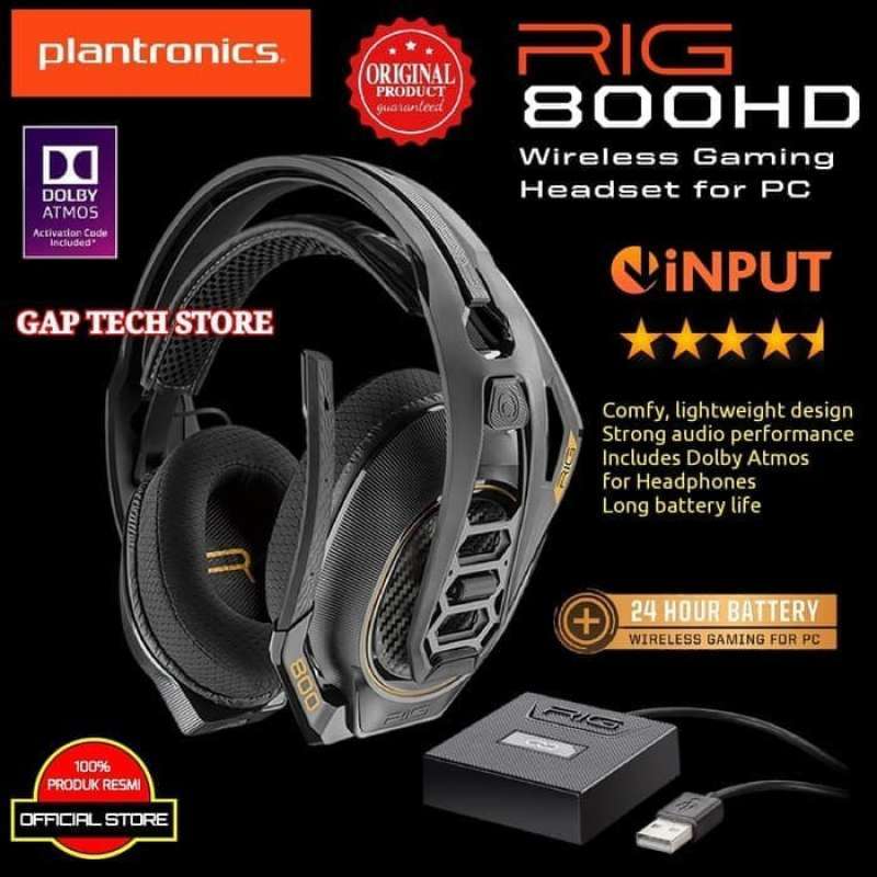 Plantronics rig 800hd wireless dolby outlet atmos gaming headset for pc