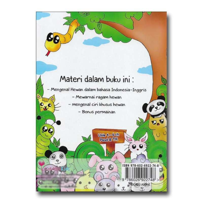 Jual Buku Aktivitas Anak Smart Kids Belajar Mengenal Dan Mewarnai Hewan Online April 2021 Blibli