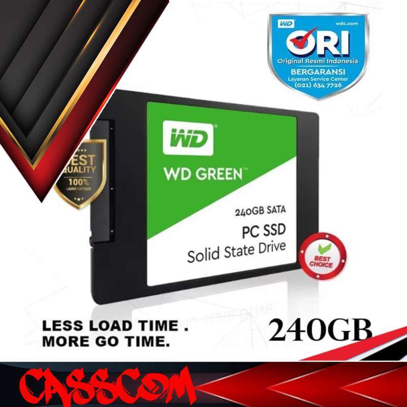 Jual SSD Western Digital Green 240GB SATA3 6GB s Hijau di Seller