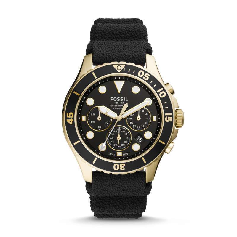 Promo FOSSIL FB-03 Chronograph Black 