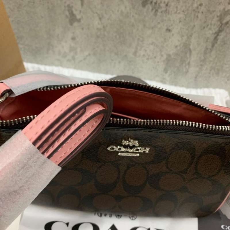 COACH Bag Top Handle Pouch Signature 