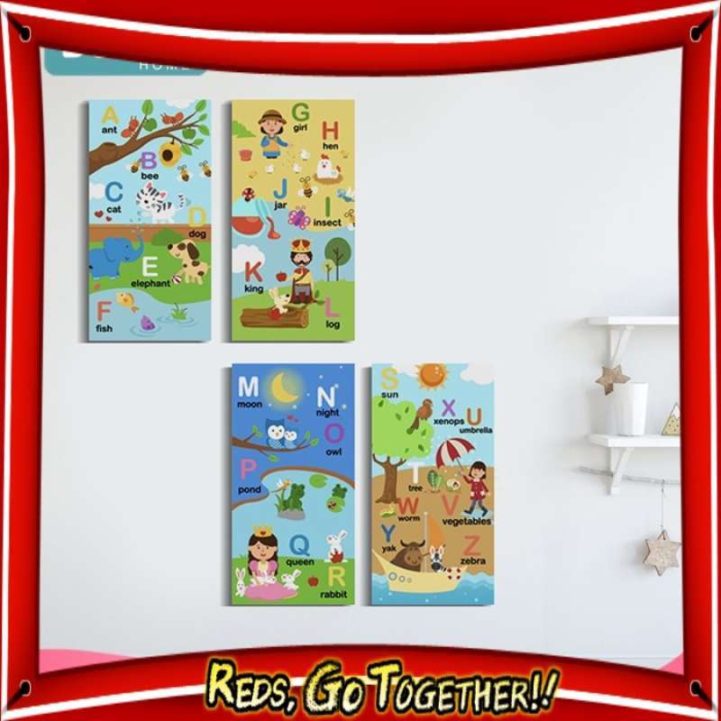 Hiasan Dinding Dekorasi Dinding Kamar Tidur Dekorasi Kamar Anak Alfabet A Z Poster Edukasi Anak Terbaru Agustus 2021 Harga Murah Kualitas Terjamin Blibli