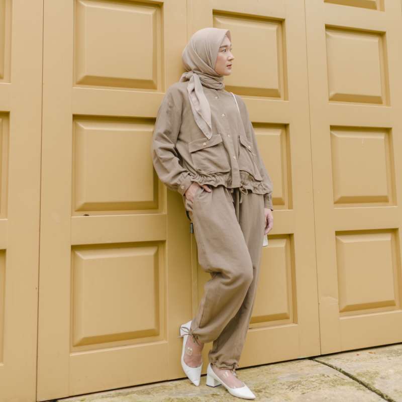 Jual Lozy Hijab Rumi Pants Soft Brown Di Seller Lozy Hijab