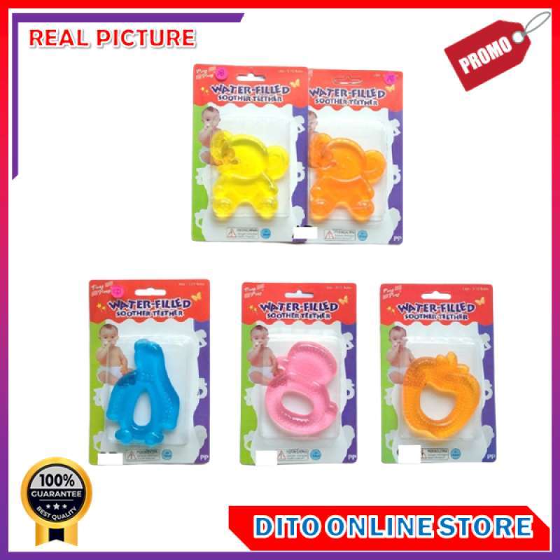 Promo Mainan Anak Gigitan Bayi Water Filled Soother Teether Diskon