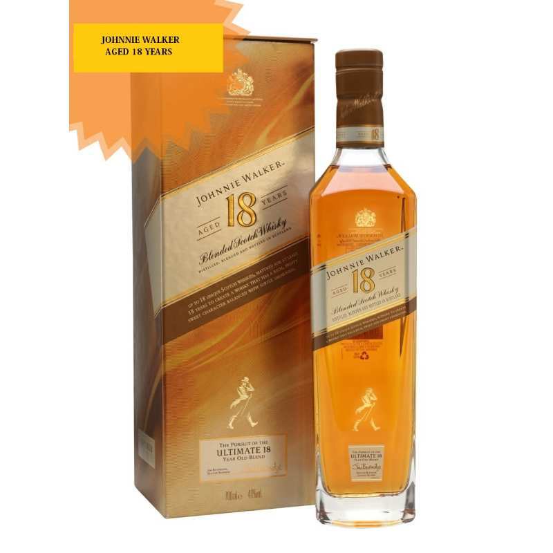 Jual Johnnie Walker 18 Year Old -blended scotch whisky (700ml ...