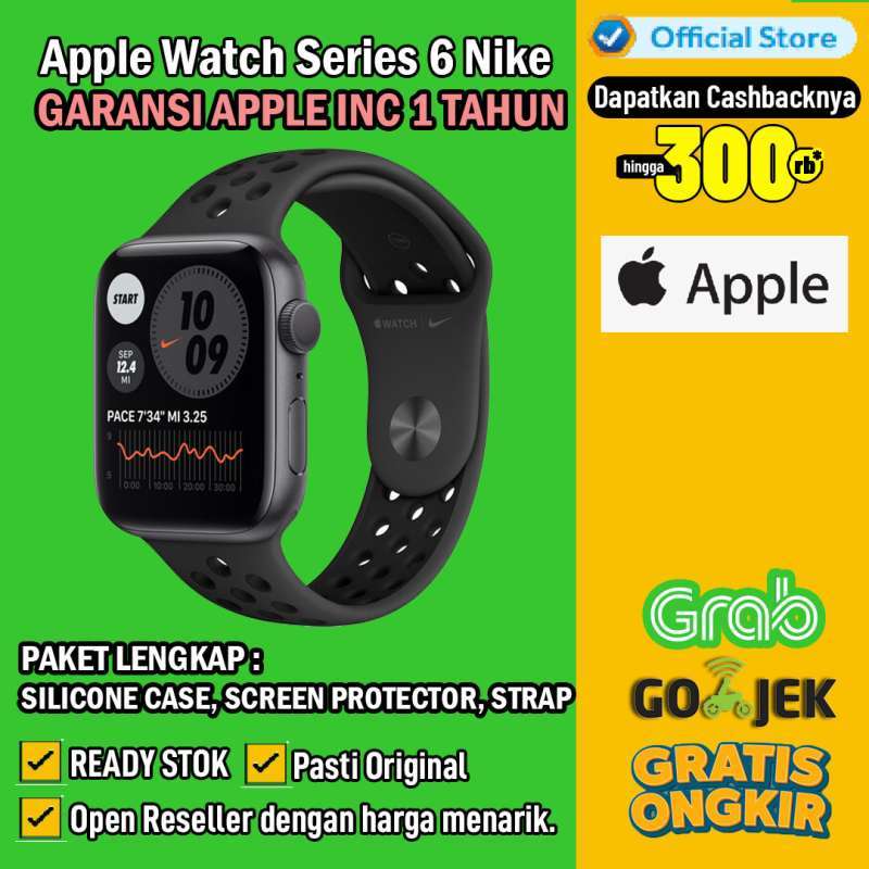 Promo Apple Watch Series 6 Nike 40mm Black White di Seller Appleholic  Official Store - Kota Jakarta Pusat, DKI Jakarta | Blibli