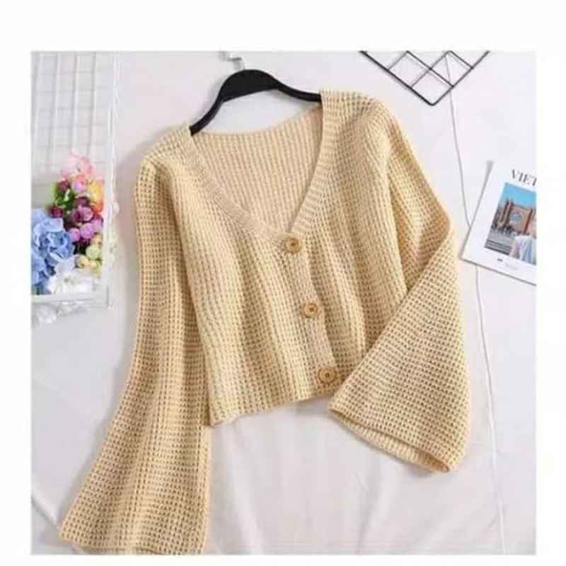 Jual Karen Crop Rajut Fashion Model Korea Terbaru Termurah Terbestseller Kekinian Model Trendy Masa Kini Atasan Pakaian Wanita Online April 2021 Blibli