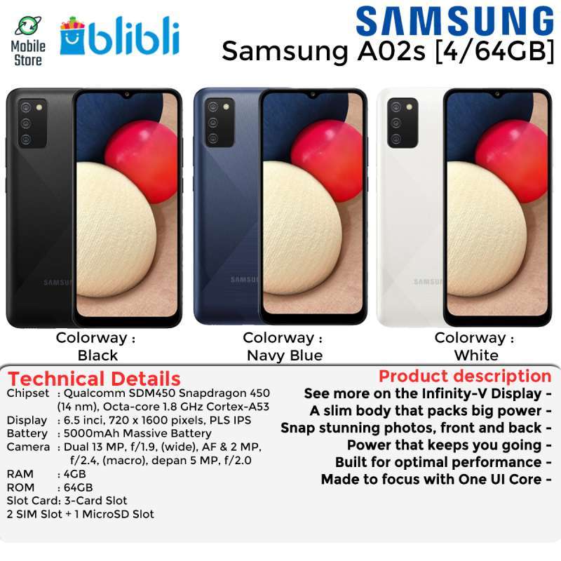 samsung galaxy a02s white 64 gb