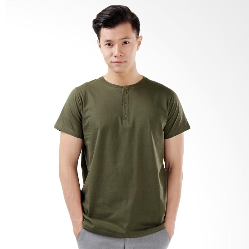 T shirt hijau on sale army