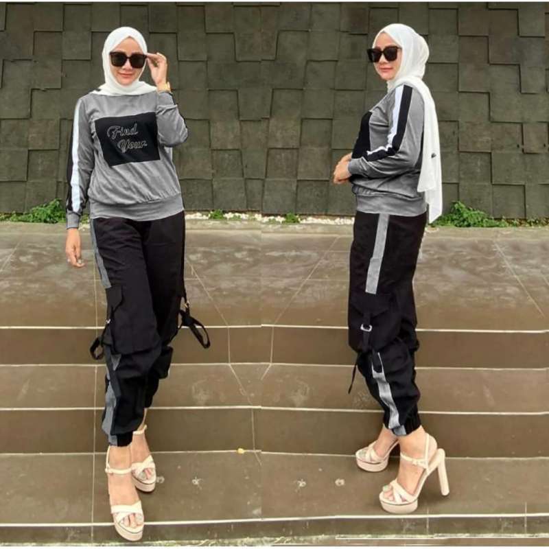 Setelan Sporty Outfit Muslim 
