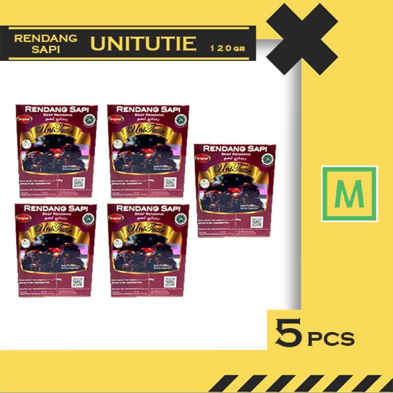 Jual Unitutie Rendang Sapi 120gr Bundling 5 Pcs Terbaru Juli 2021 Blibli