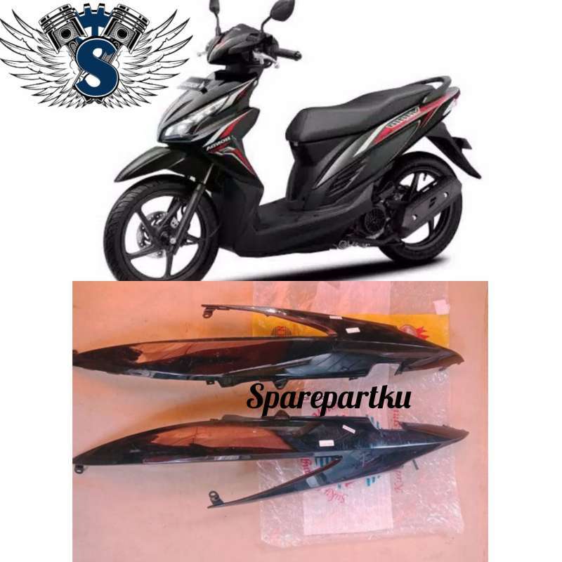 Jual Cover Body Belakang Honda Vario 110 Led Warna Hitam Murah Mei 2021 Blibli