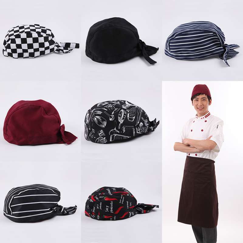 Promo 2 PCS Pirate Style Chef Cap Hat 