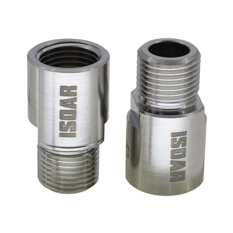 1 Pair Steel Bike Pedal Extenders Screw Adapter Kit for 9/16 in Bike Part