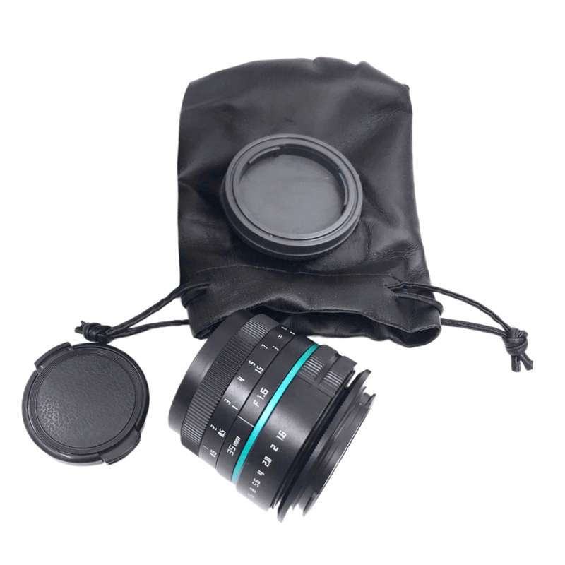 35mm f 1 6 aps c lens w c m4 3 mount cap for panasonic lumix gf6 g3 g2 g1 gh1