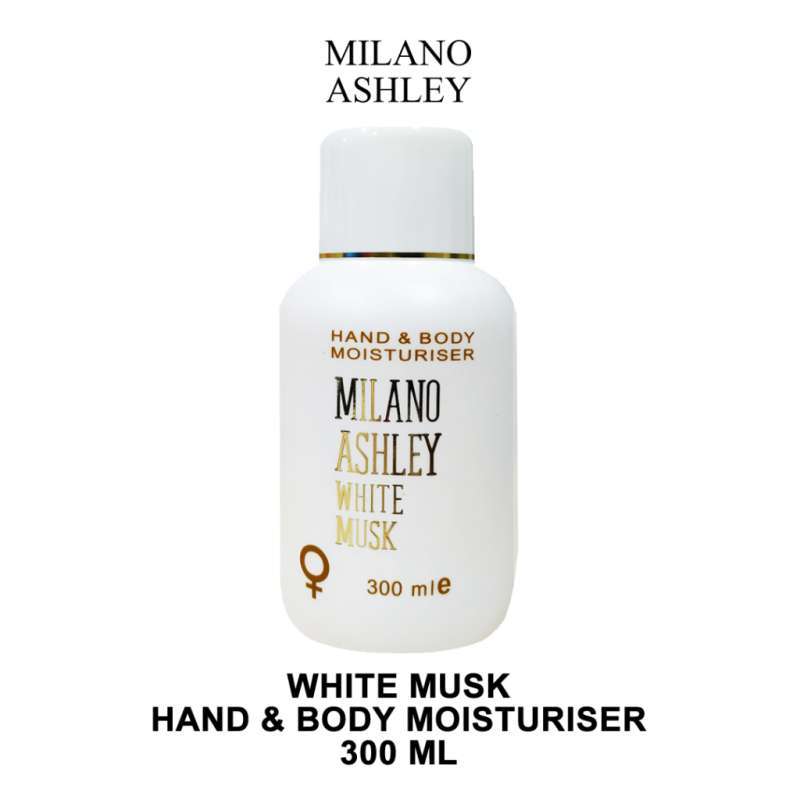 Milano Ashley White Musk Hand Body Lotion Body Moisturizer Lotion Tubuh
