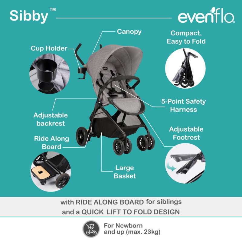 Harga stroller evenflo baby hotsell