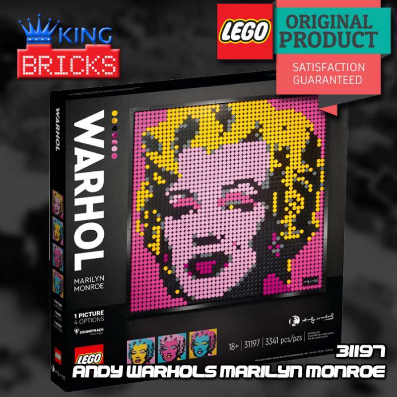 Promo Lego Art 31197 Andy Warhol s Marilyn Monroe 1 Picture 4 Options Artist Diskon 49 Di Seller Kingbricks Wijaya Kusuma Kota Jakarta Barat Blibli