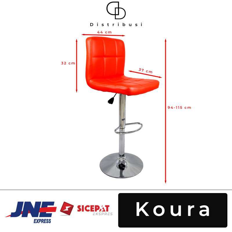 Jual Kursi Bar / Bar Stool / Kursi Cafe Hidrolik KOURA di ...
