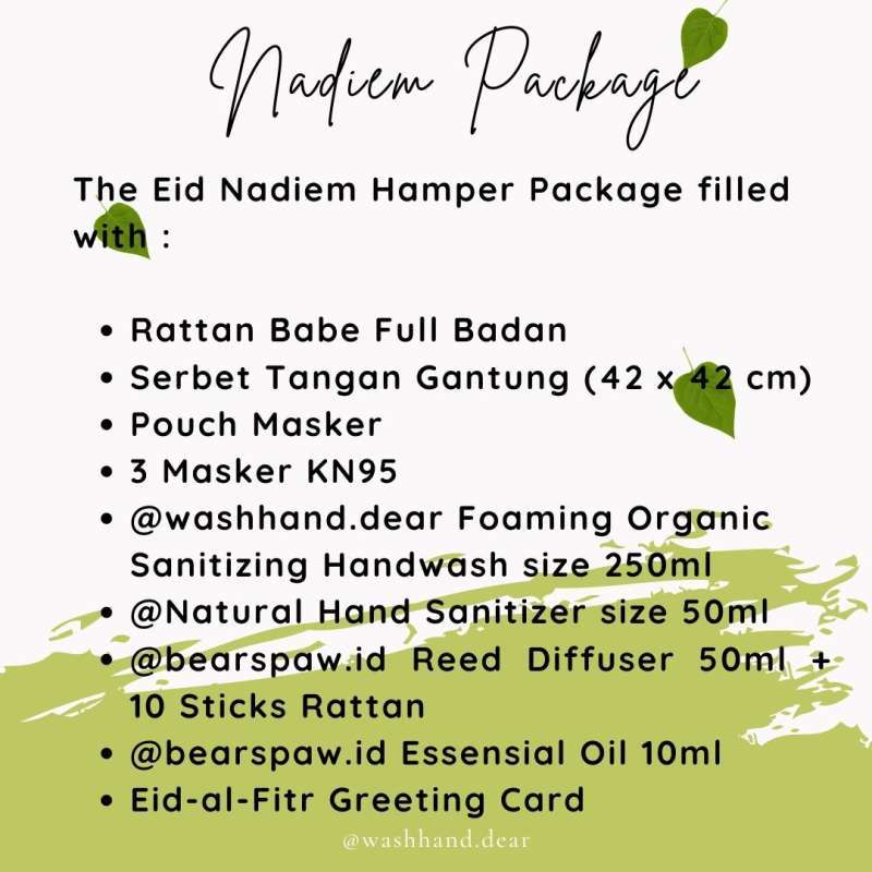 Jual Parsel Ramadhan Nadiem Package Hampers Lebaran Idul Fitri 2021 Online April 2021 Blibli