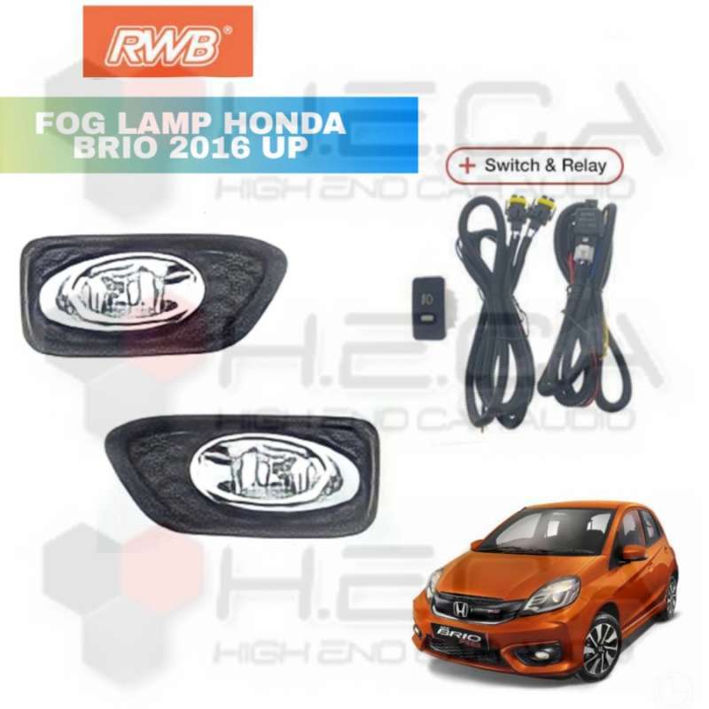 Jual Lampu Fog Lamp Rwb Honda Brio 2016 Up Foglamp Kabut Set Mobil Chrome Terbaru Juli 2021 Blibli