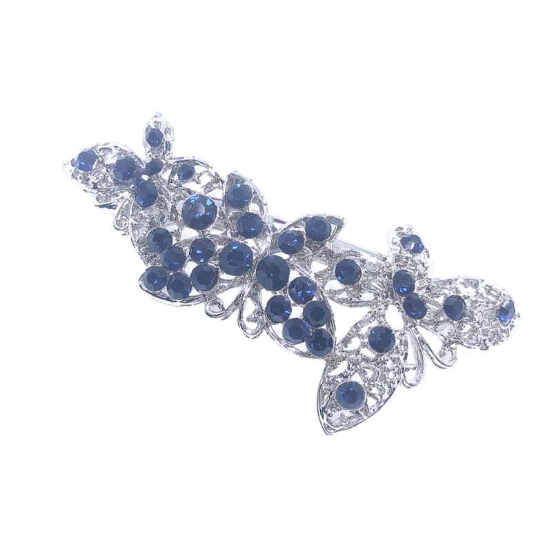 Promo Gorgeous Blue Rhinestone Butterfly Hair Clip Wedding Party Hair  Accessories Diskon 33% di Seller Homyl - China | Blibli